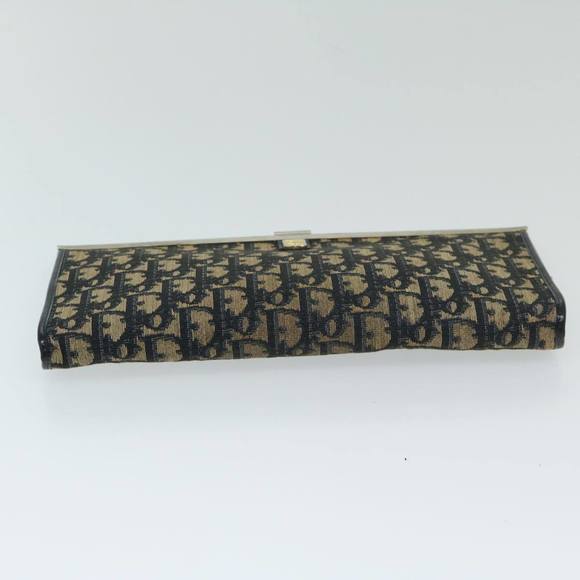 Christian Dior Trotter Canvas Clutch Bag Navy Auth 69251 - Picture 6 of 16